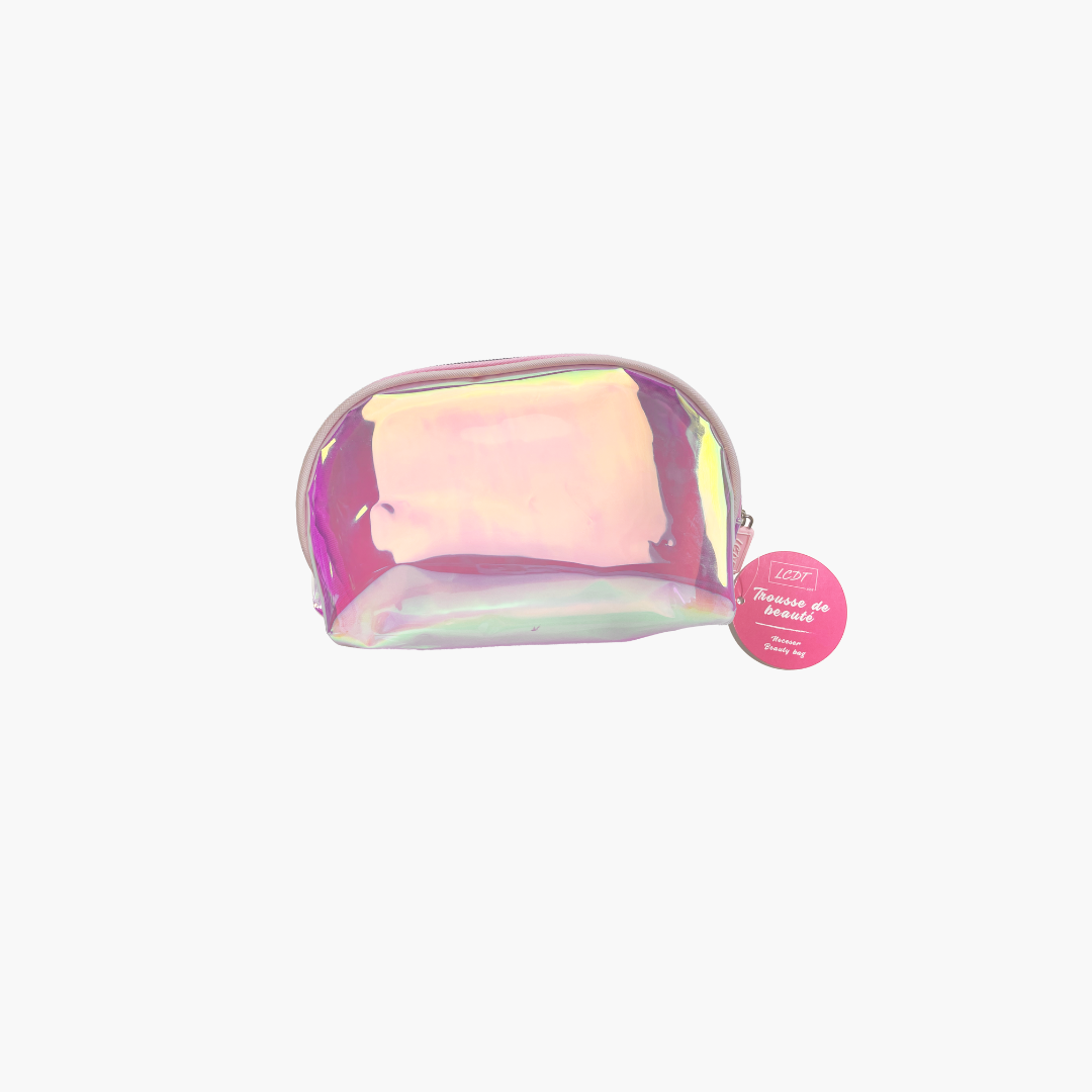 TROUSSE DE BEAUTÉ PINK - TRANSPARENT