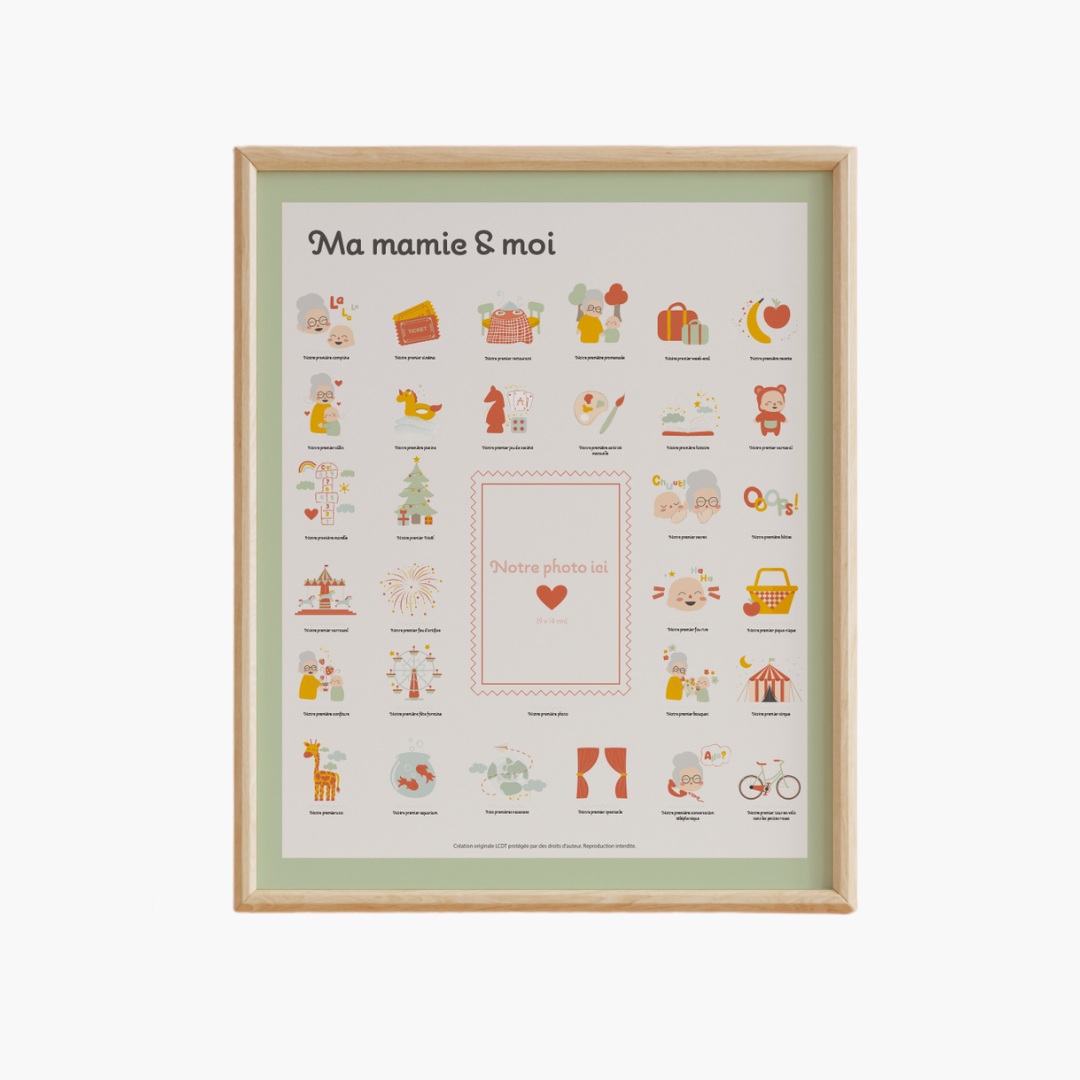 AFFICHE "Ma mamie & moi"