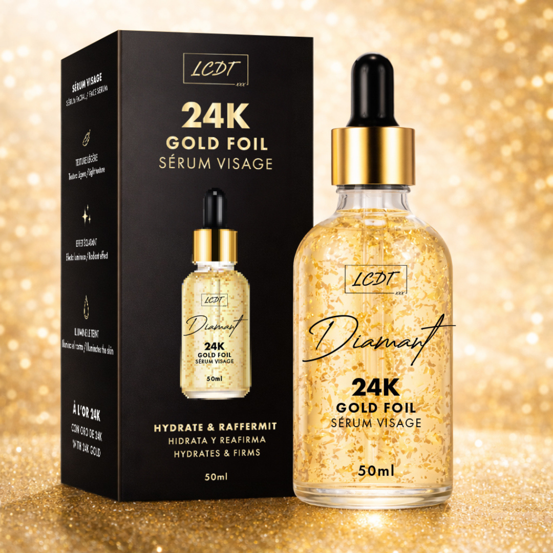 Sérum visage 24K Gold foil