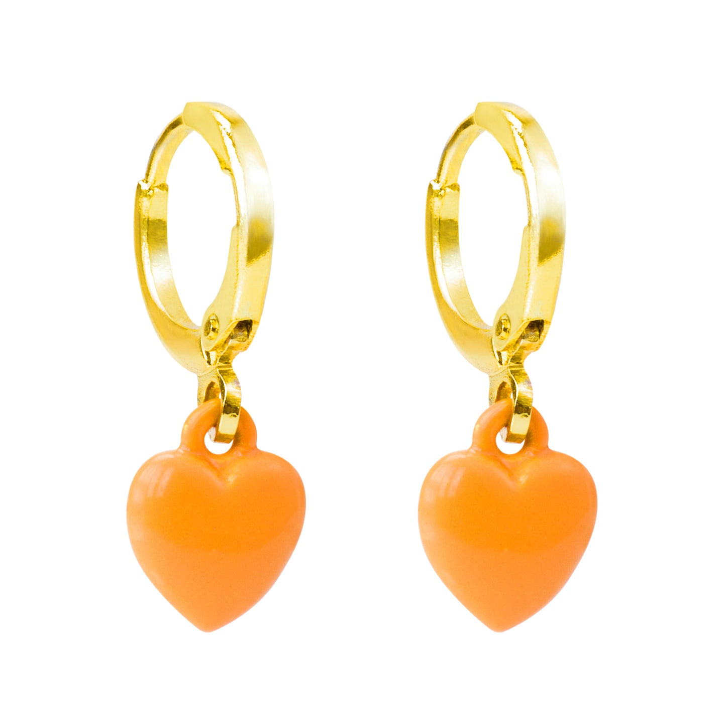 Boucles d'oreilles - Heart Pink