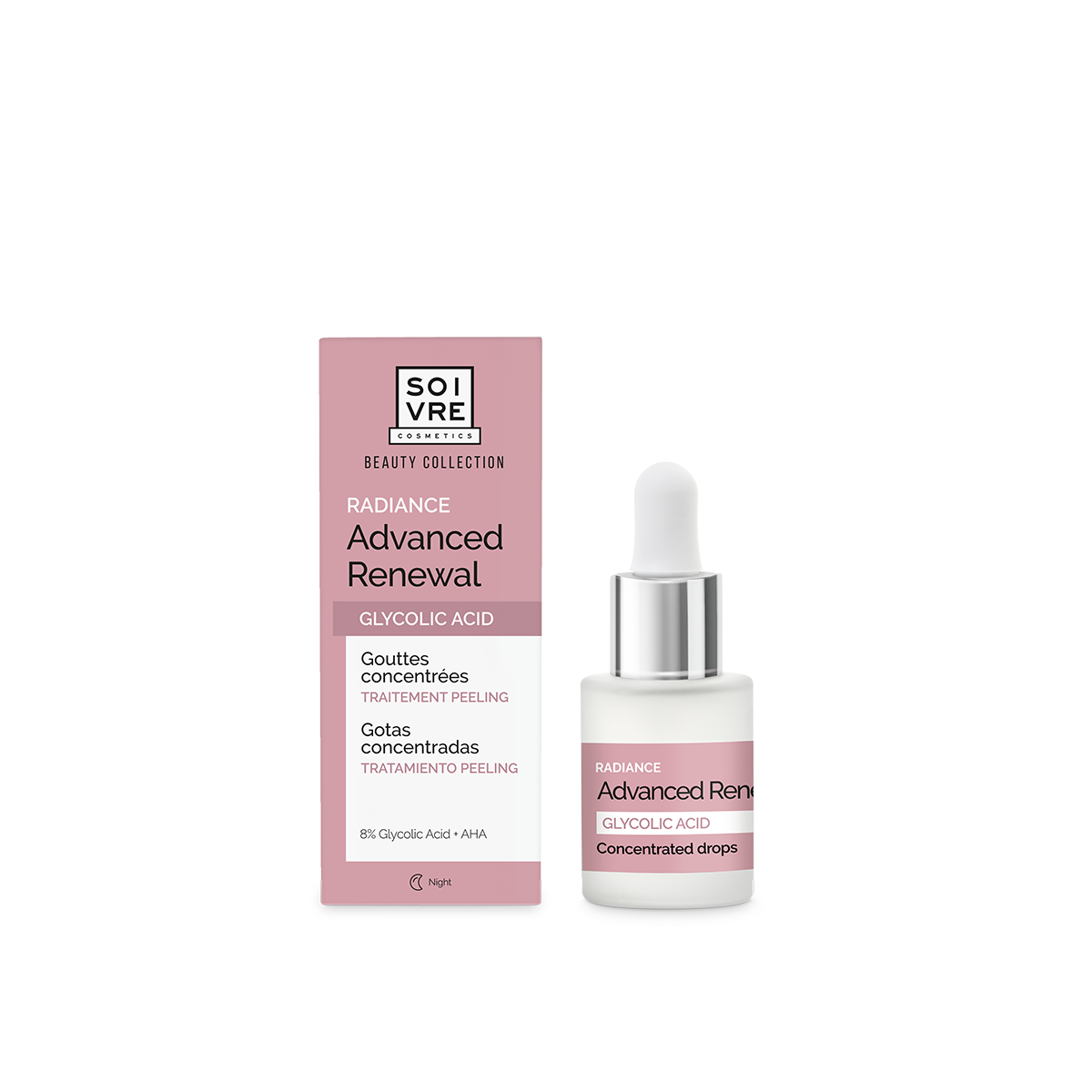 Gouttes concentrées Acide Glycolique – Advanced Renewal