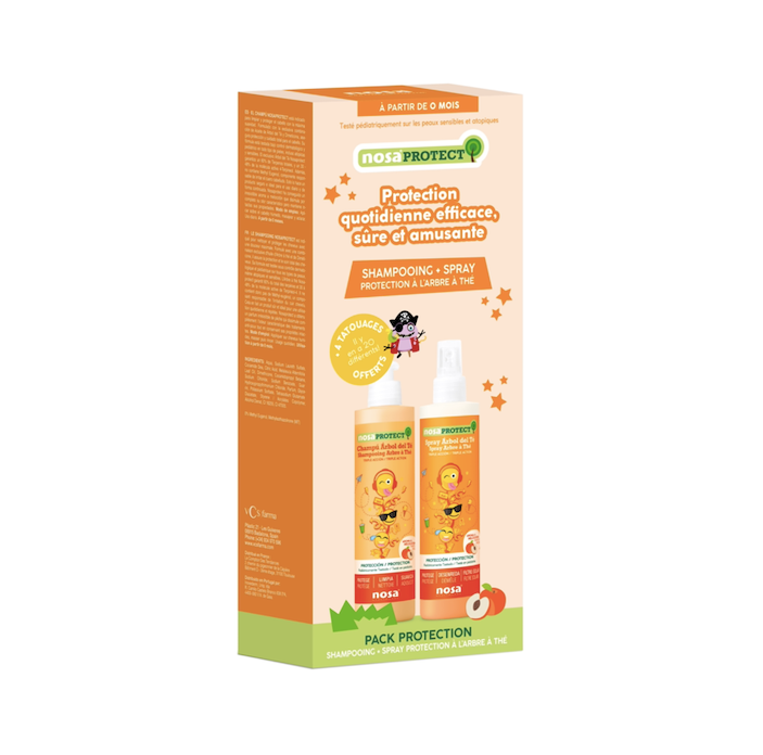 Pack Prévention des Poux - Nosa Protect (Pêche)