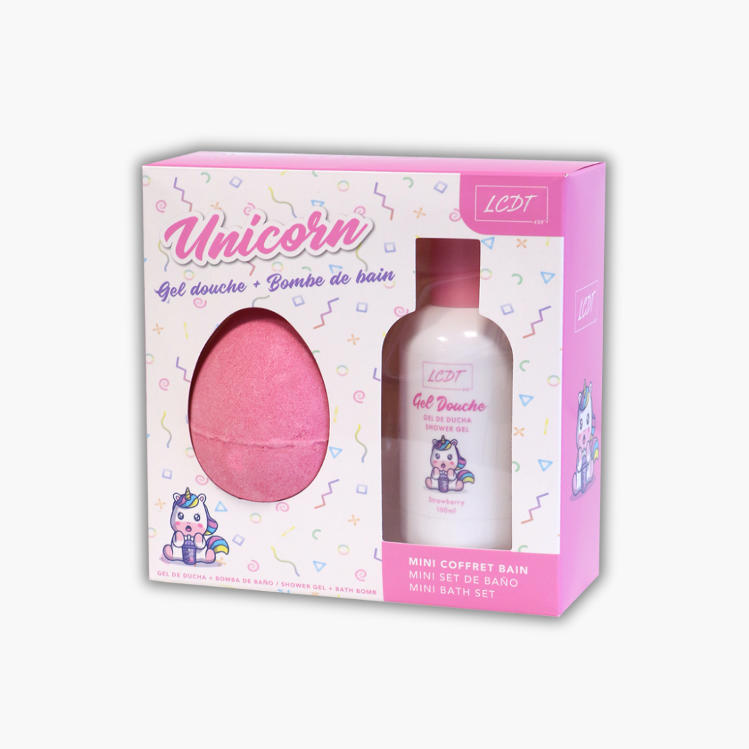 Coffret de bain - Licorne