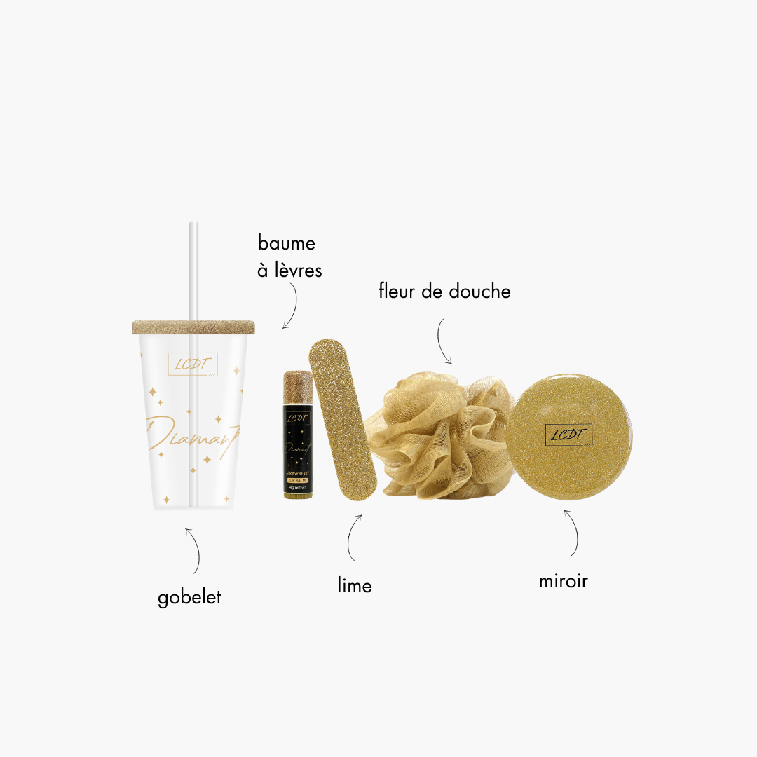 Gobelet Diamant Gold